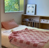 Checkered Oversized Towel - EcoLuxe Furnishings