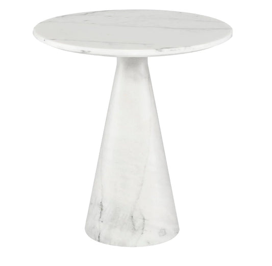 ‘Claudio’ Side Table (White) - EcoLuxe Furnishings