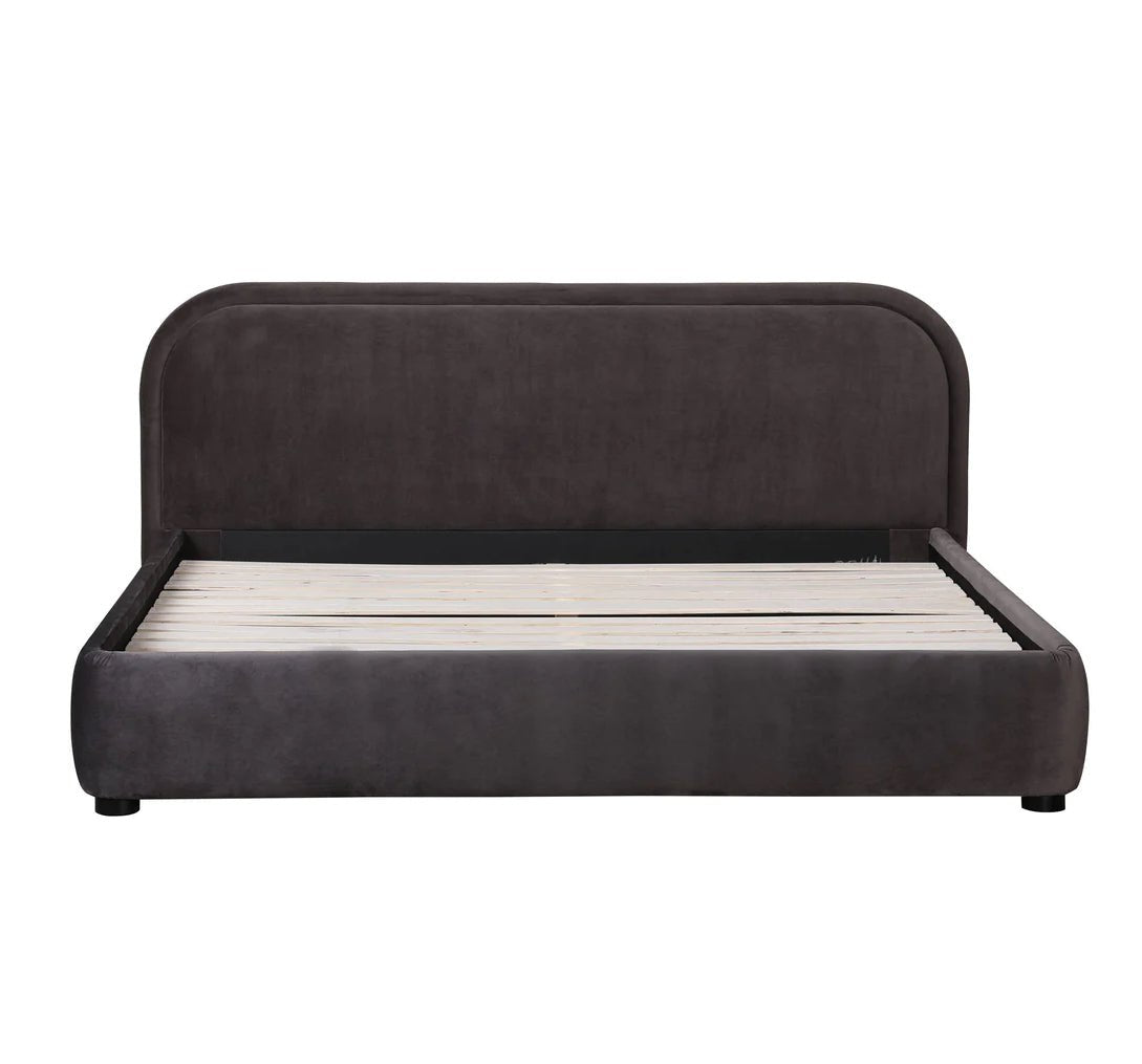 ‘Colin’ Bed, King (Charcoal) - EcoLuxe Furnishings