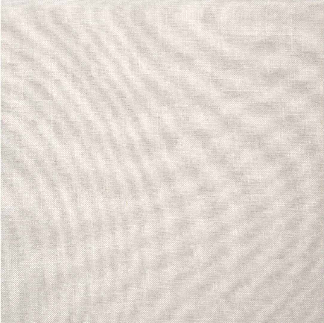 ‘Colton’ Linen Upholstered Panel Platform Bed, King (White) - EcoLuxe Furnishings