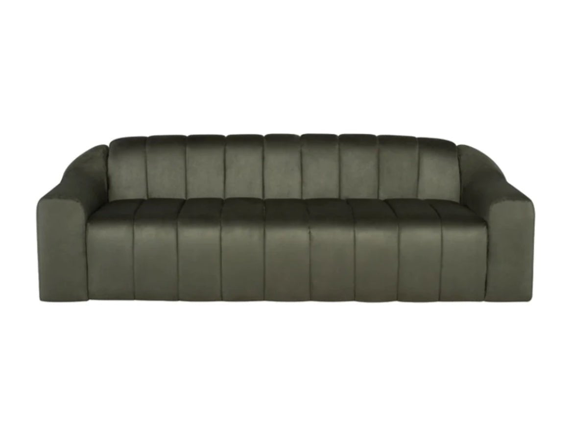 ‘Coraline’ Sofa (Sage Microsuede) - EcoLuxe Furnishings