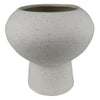 ‘Cruz’ Ceramic Vase, Large (White) - EcoLuxe Furnishings