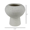 ‘Cruz’ Ceramic Vase, Small (White) - EcoLuxe Furnishings