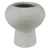 ‘Cruz’ Ceramic Vase, Small (White) - EcoLuxe Furnishings