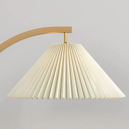 Curved Wooden Floor Lamp - EcoLuxe Furnishings
