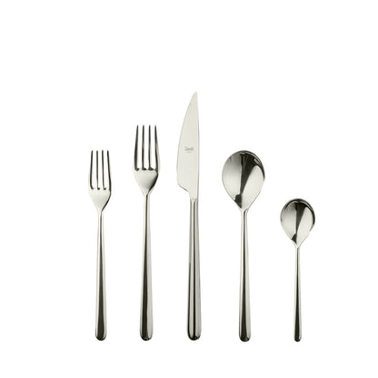 CUTLERY SET 5 PCS LINEA CHAMPAGNE - EcoLuxe Furnishings