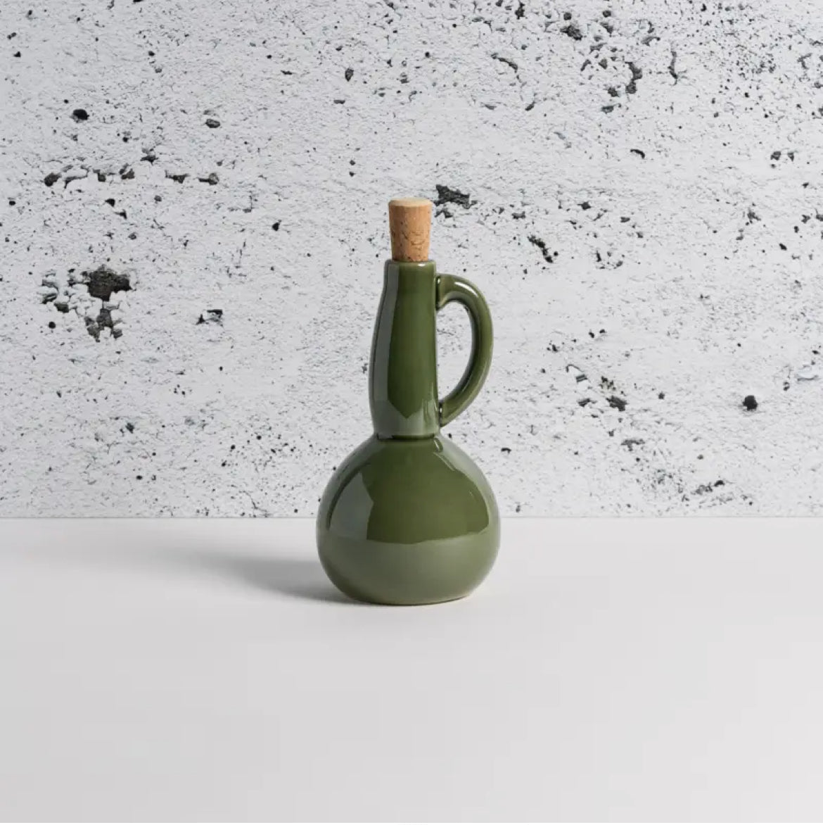 ‘Dadasi’ Stoneware Olive Oil Bottle, 15 oz - EcoLuxe Furnishings