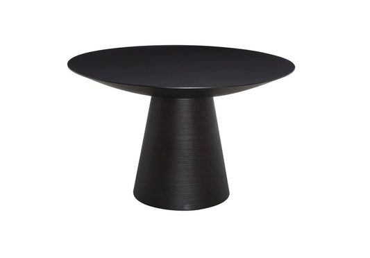 ‘Dania’ Dining Table, 47.3in (Black) - EcoLuxe Furnishings