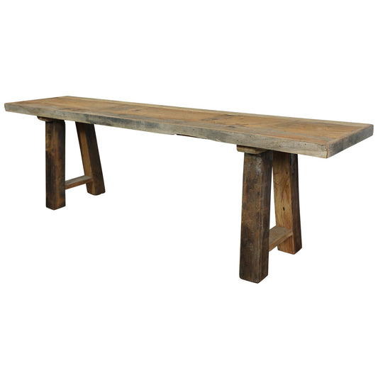 ‘Davis’ Reclaimed Wood Bench - EcoLuxe Furnishings