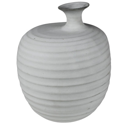 ‘Eleo’ Ceramic Vase w/Neck, Small - EcoLuxe Furnishings