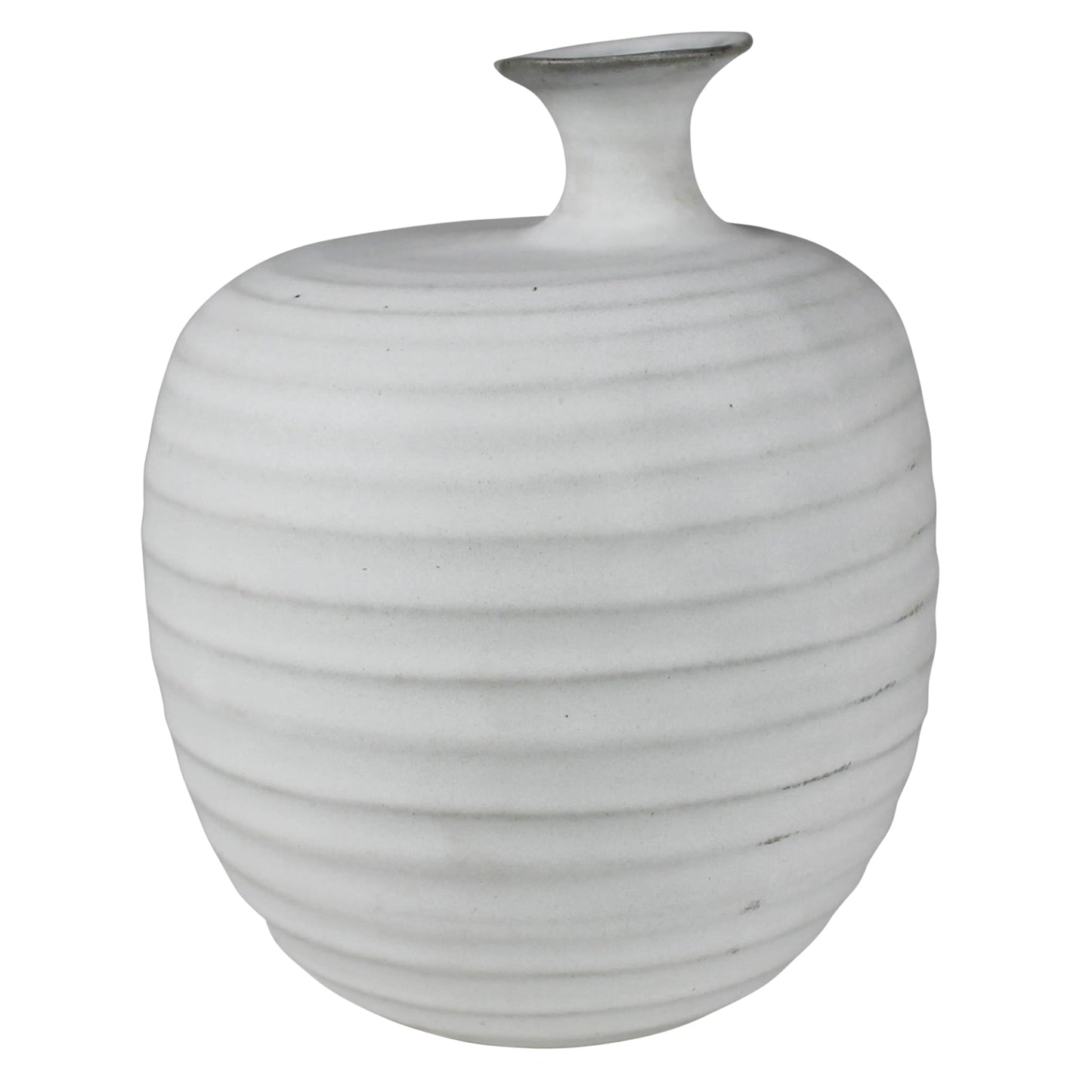 ‘Eleo’ Ceramic Vase w/Neck, Small - EcoLuxe Furnishings