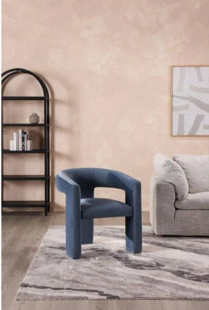 ‘Elo’ Chair (Dusted Blue) - EcoLuxe Furnishings