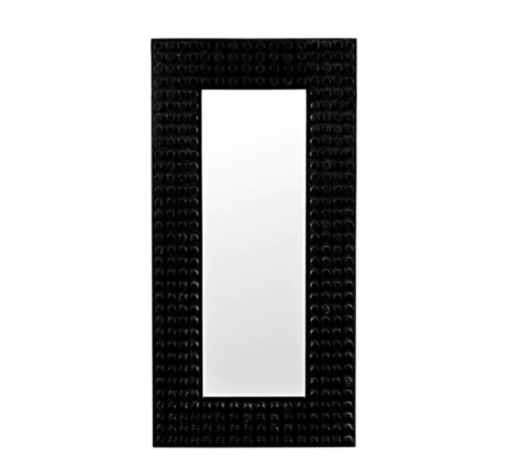 ‘Faustus’ Mirror (Charcoal Black) - EcoLuxe Furnishings