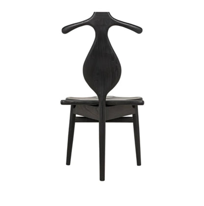 ‘Figaro’ Chair w/Jewelry Box (Charcoal Black) - EcoLuxe Furnishings