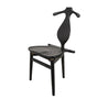 ‘Figaro’ Chair w/Jewelry Box (Charcoal Black) - EcoLuxe Furnishings