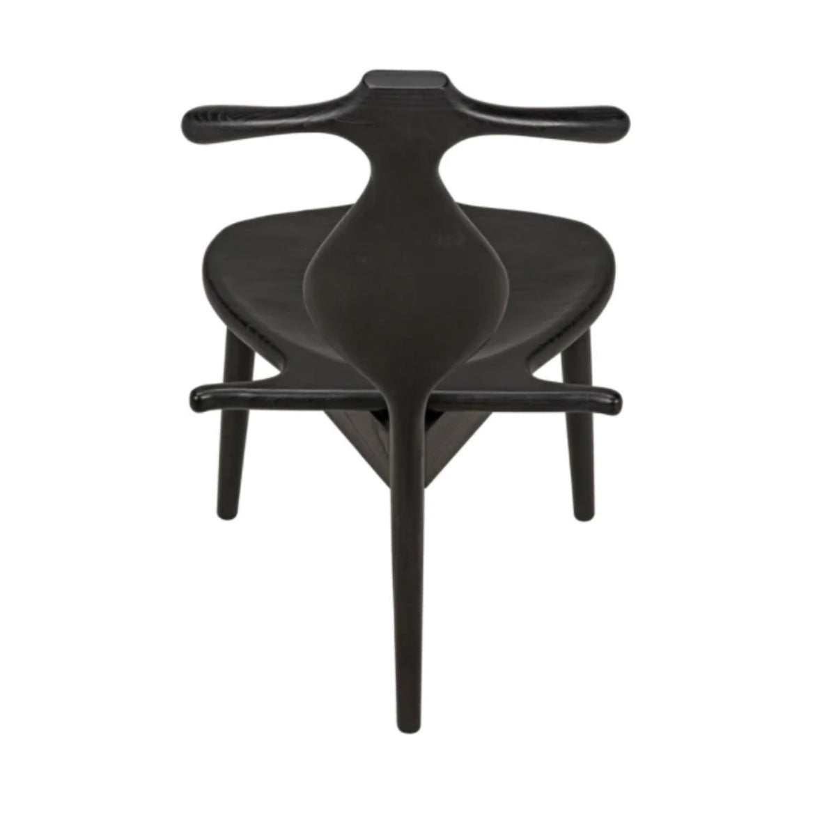 ‘Figaro’ Chair w/Jewelry Box (Charcoal Black) - EcoLuxe Furnishings