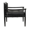 ‘Fogel’ Lounge Chair (Charcoal Black) - EcoLuxe Furnishings