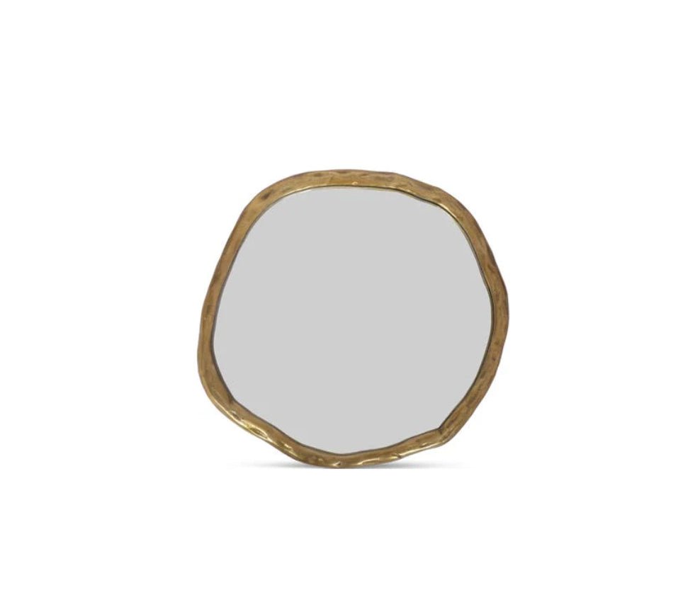 ‘Foundry’ Mirror,Small (Gold) - EcoLuxe Furnishings