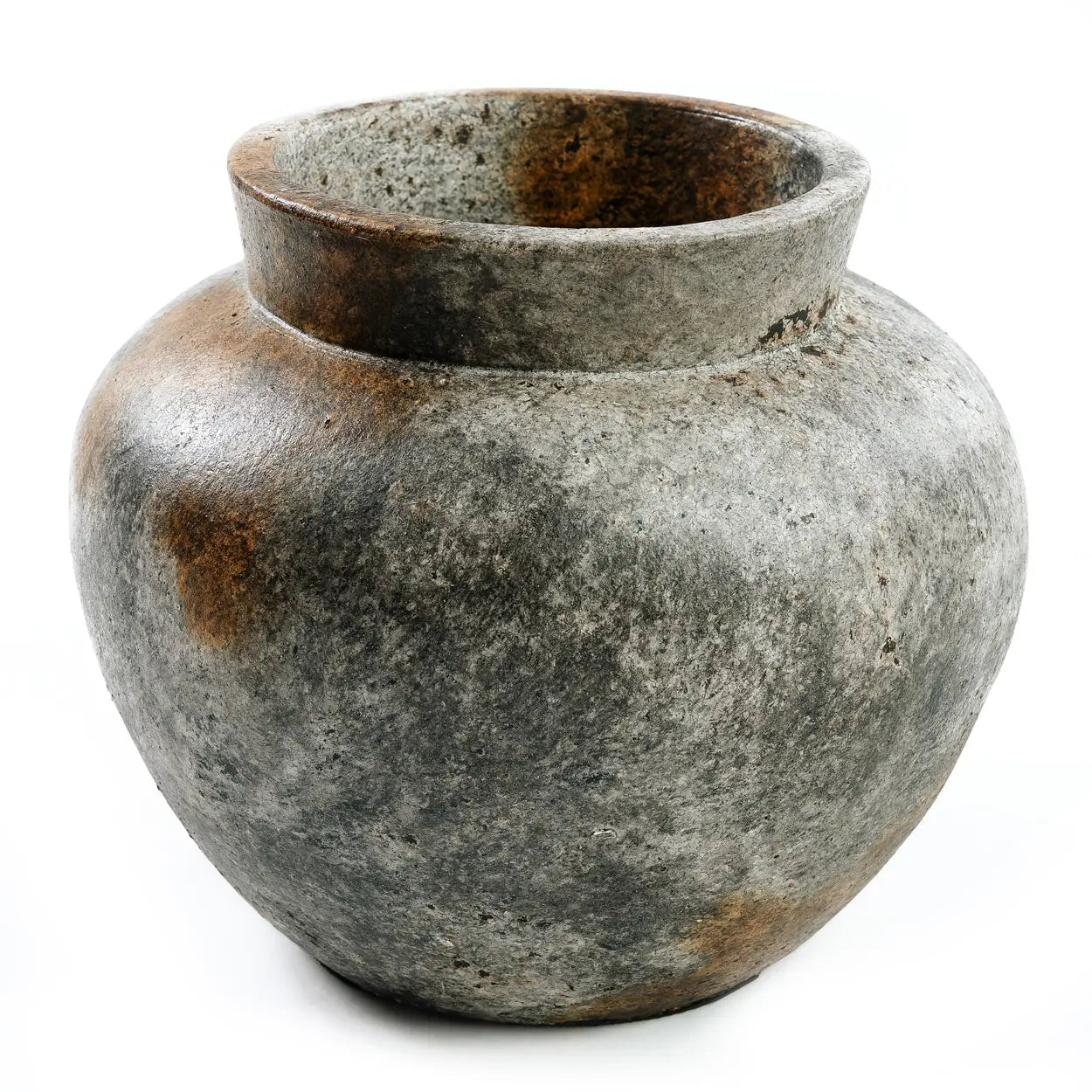 ‘Funky’ Vase, Large (Antique Grey) - EcoLuxe Furnishings