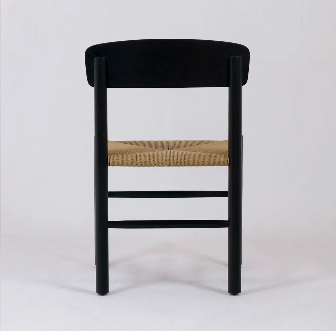 ‘Gracebay’ Danish Dining Chair (Solid Black) - EcoLuxe Furnishings