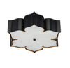 ‘Grand Lotus’ Flush Mount (Black) - EcoLuxe Furnishings