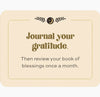 ‘Gratitude: A Little Deck of Appreciation’ - EcoLuxe Furnishings