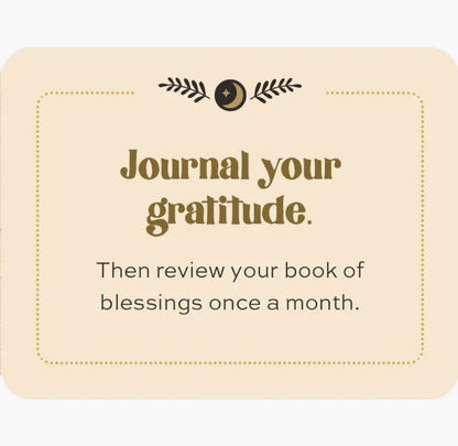 ‘Gratitude: A Little Deck of Appreciation’ - EcoLuxe Furnishings
