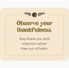 ‘Gratitude: A Little Deck of Appreciation’ - EcoLuxe Furnishings