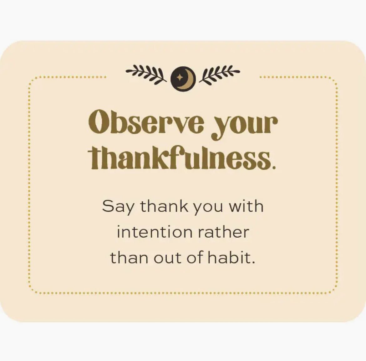 ‘Gratitude: A Little Deck of Appreciation’ - EcoLuxe Furnishings