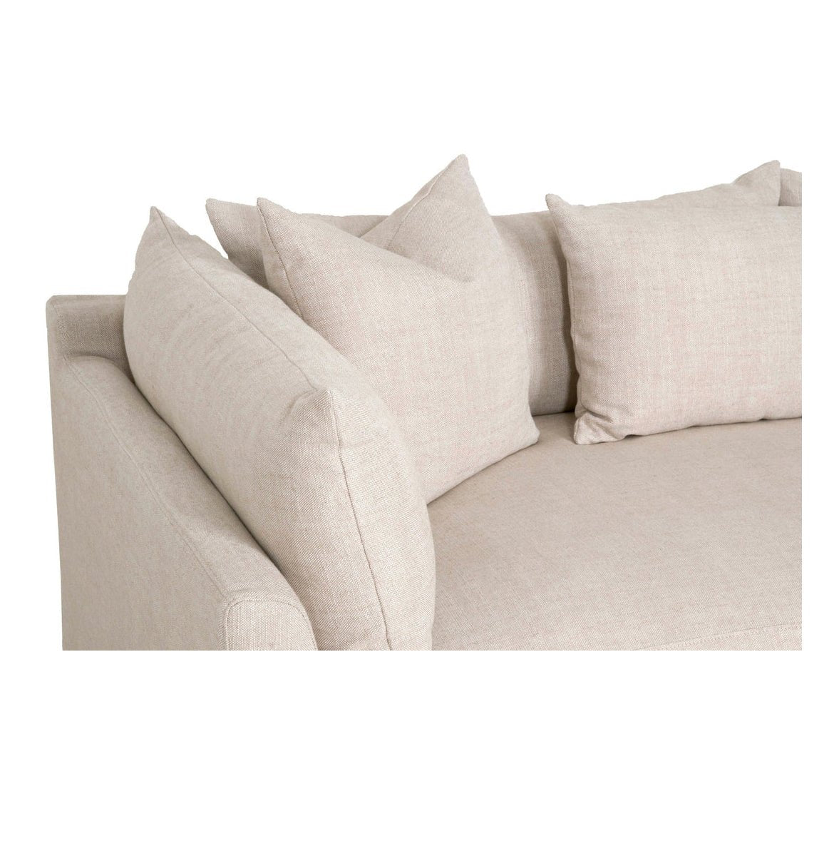 Haven 110" Lounge Slipcover RF Sectional Sofa - EcoLuxe Furnishings