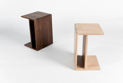 ‘Hiroki’ Accent Table (Brown) - EcoLuxe Furnishings