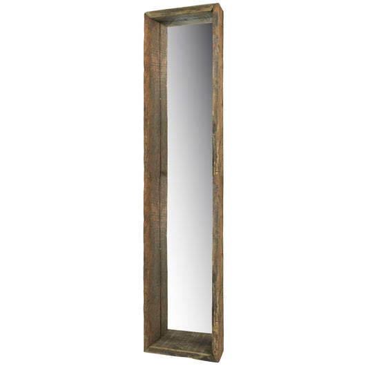 ‘Ingram’ Reclaimed Wood Mirror, Long - EcoLuxe Furnishings
