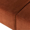 ‘Isla’ Sofa, 105.5in, Left-Arm (Terracotta) - EcoLuxe Furnishings