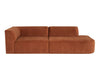 ‘Isla’ Sofa, 105.5in, Left-Arm (Terracotta) - EcoLuxe Furnishings