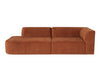 ‘Isla’ Sofa, 105.5in, Right-arm (Terracotta) - EcoLuxe Furnishings