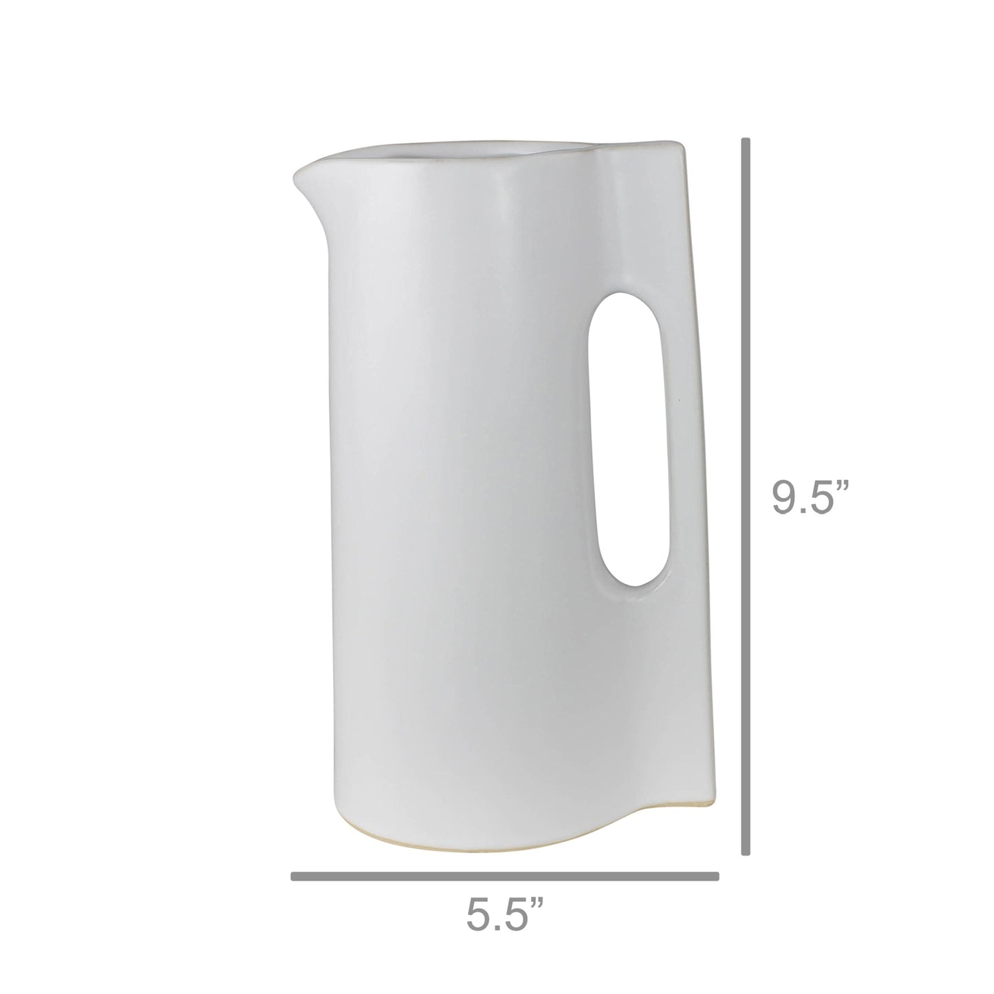 ‘Issa’ Ceramic Pitcher, Set of 2 - EcoLuxe Furnishings
