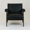 ‘Jeanneret’ Upholstered Accent Chair (Boucle + Leather) - EcoLuxe Furnishings