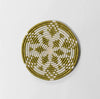 ‘Kaleidoscope’ Hand Woven Trivets (Green) - EcoLuxe Furnishings