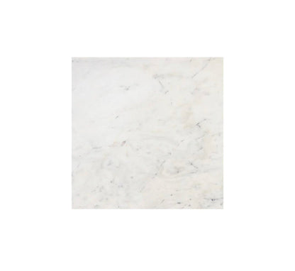 ‘Keely’ Nightstand (White Marble / Dark Walnut) - EcoLuxe Furnishings