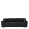 ‘Kelly S’ Sofa (Boucle Black) - EcoLuxe Furnishings