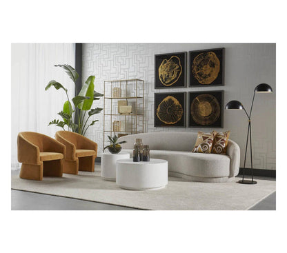 ‘Kendra’ Sofa (Altro Cappuccino) - EcoLuxe Furnishings