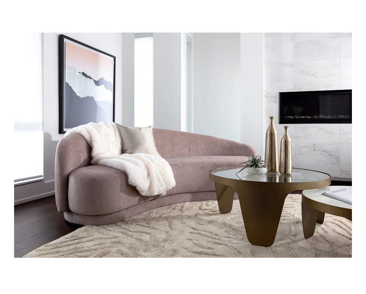 ‘Kendra’ Sofa (Planet Lilac) - EcoLuxe Furnishings