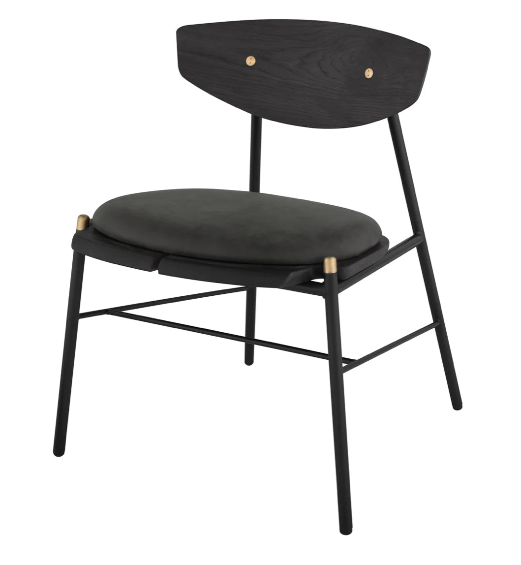 ‘Kink’ Dining Chair (Storm Black) - EcoLuxe Furnishings