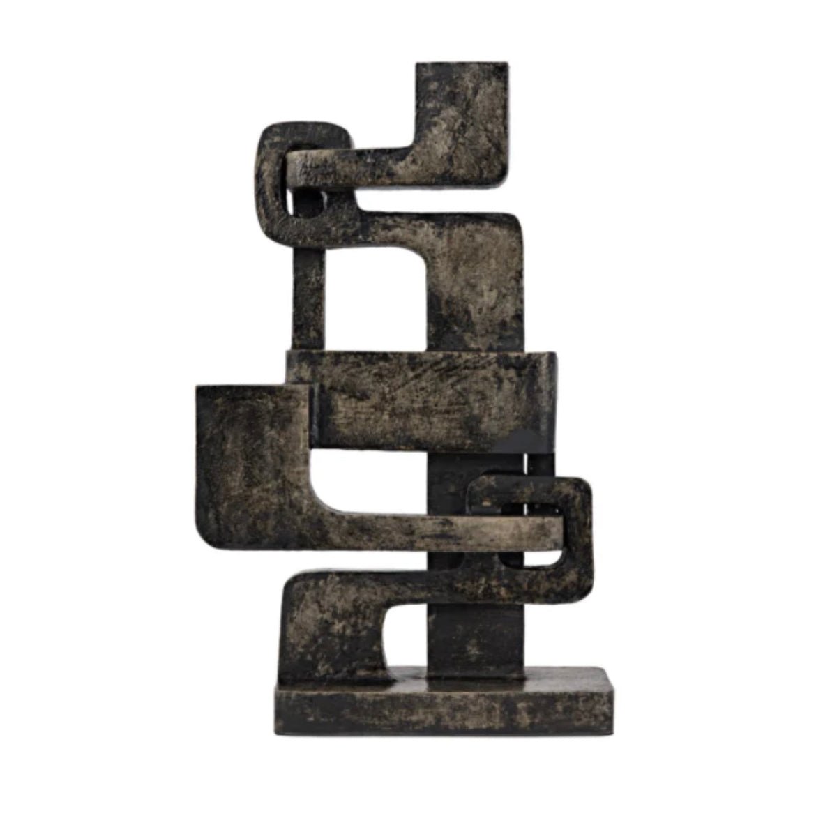 ‘Kubric’ Sculpture (Aluminum) - EcoLuxe Furnishings