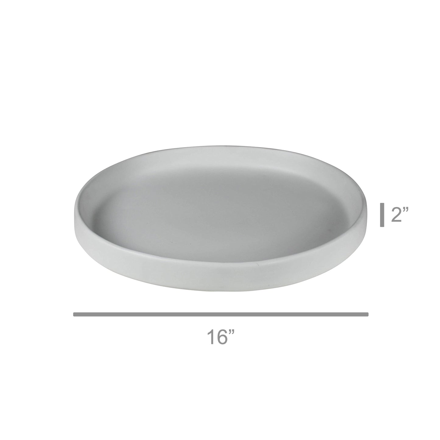 ‘Kusmi’ Ceramic Platter, Large - EcoLuxe Furnishings