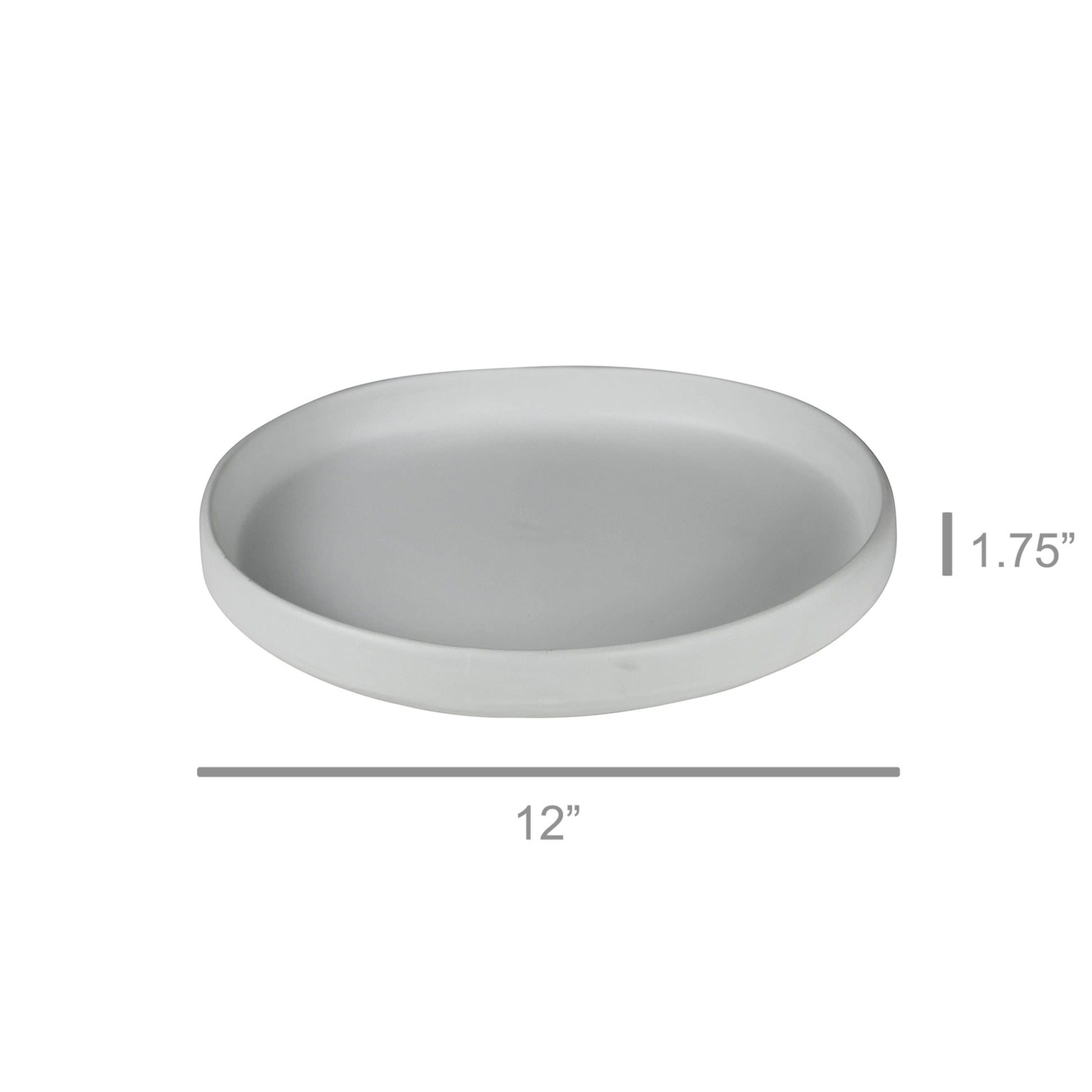 ‘Kusmi’ Ceramic Platter, Medium - EcoLuxe Furnishings