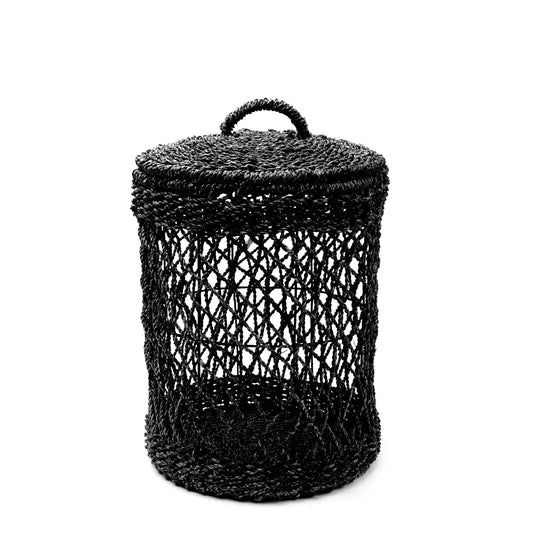 Laundry Basket, Large (Black) - EcoLuxe Furnishings