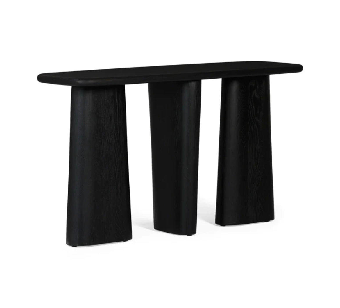 ‘Laurel’ Console Table (Charcoal) - EcoLuxe Furnishings