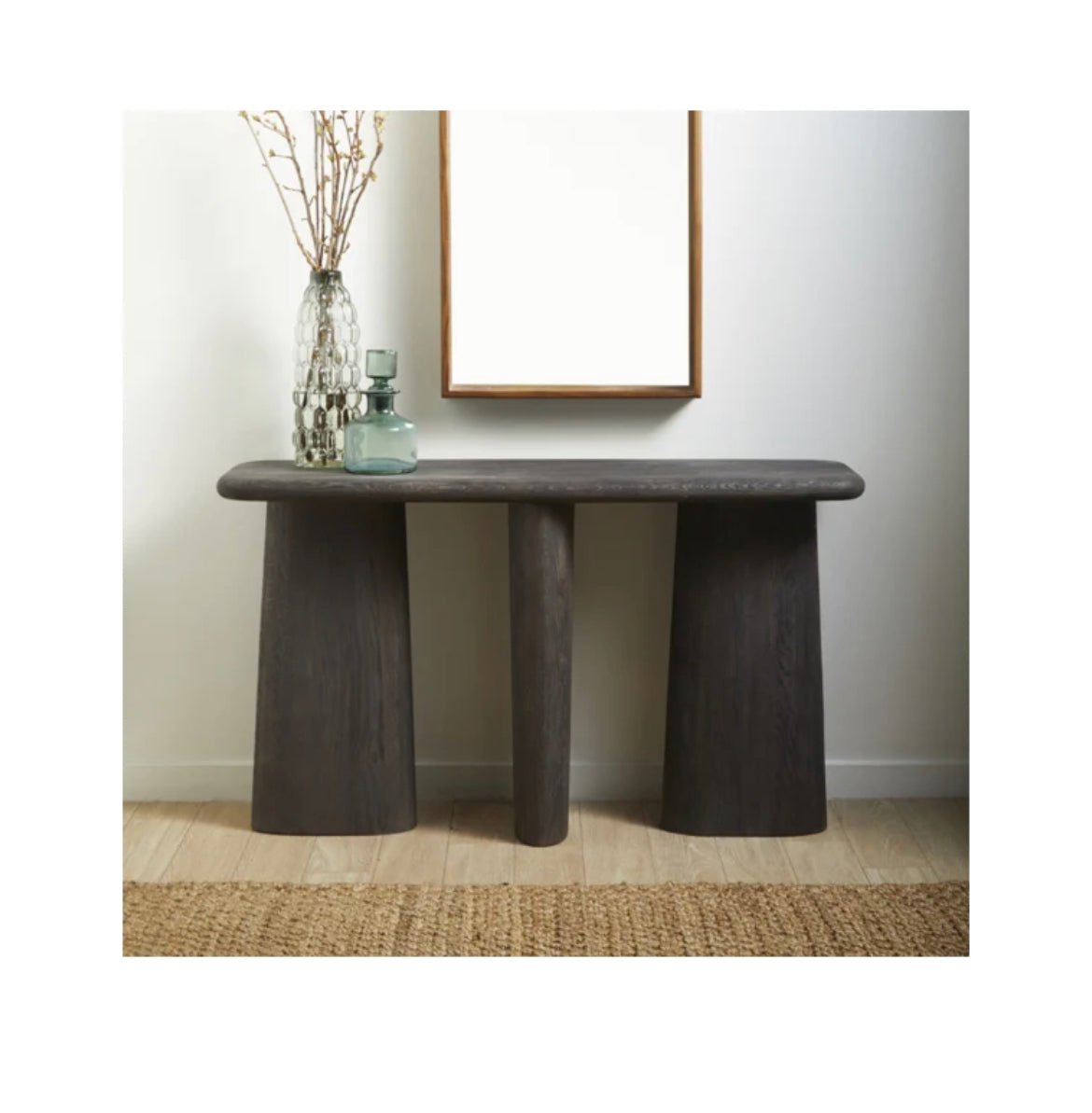 ‘Laurel’ Console Table (Charcoal) - EcoLuxe Furnishings