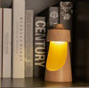 LED Wooden Beech Portable Lamp (Dimmable + Rechargeable) - EcoLuxe Furnishings